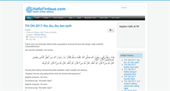 Desktop Screenshot of hafizfirdaus.com